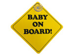 "BABY ON BOARD" märk