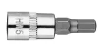 otsik kuuskant H5 otsikule 1/4, , 37 MM