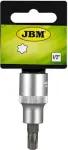 1/2" torx Бита с торцевой головкой короткая t50. satin cr-van. подвесная упаковка jbm