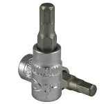 1/4" Бита с торцевой головкой шестигранная hex 3mm. satin cr-van. подвесная упаковка jbm