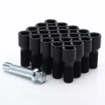JR Bolts черный B1215H26BK-1 M12x1.5x26 Tuner Hex 20mm Conical 60° 20 pcs + Key