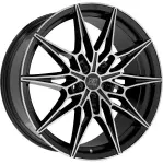 Литой диск MSW 75 Gloss черный Full Polished 9x20" 5x112 ET35 центральное отверстие 73.1