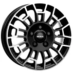 Литой диск MAK Nomad черный зеркало 7x17" 5x120 ET60 центральное отверстие 65.1