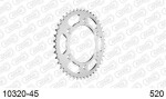 AFA 10320-45 / rear motor driven sprocket, silver galvanized steel