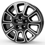 Valuvelg Rial Transporter 2 diamond-black frontpolished 6.5x16" 5x120 ET60 Keskava 65.1