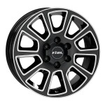 Valuvelg Rial Transporter 2 diamond-black frontpolished 7x17" 6x130 ET50 Keskava 84.1