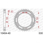 AFA 10404-40 / rear motor driven sprocket, silver galvanized steel
