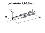 Juhtmeots 2.8mm, isane, (AMP MCP 2.8 )