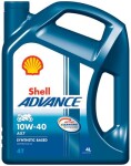 Shell Advance 4T AX7 10w40 4l SM/MA2 poolsünteetiline