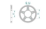 AFA 10504-36 / rear wheel driven sprocket, black steel