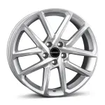 Литой диск Borbet N Crystal Silver 6.5x17" 5x114.3 ET45 центральное отверстие 72.6