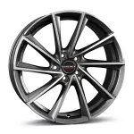 Литой диск Borbet VTX Graphite Polished 8x18" 5x108 ET45 центральное отверстие 72.6