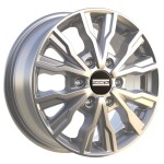 Valuvelg Fondmetal PRO2 Glossy Silver 6.5x16" 6x120 ET50 Keskava 74.5
