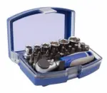 Набор торцевых головок 6-13мм и бит 1/4" 23 предмета PH1/2, PZ1/2, HEX 3/4/5/6, Torx T10/15/20/25/30, SL 4/6