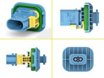 для разъема корпус 2.8 max 60V AMP HDSCS