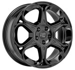 Литой диск MSW 83 Gloss черный 7x17" 5x114.3 ET32 центральное отверстие 73.1