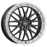 Литой диск Dotz Bilbao dark Gunmetal/polished lip 8x17" 5x100 ET35 центральное отверстие 60.1