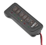 TESTER akudele ja laadimise kontrollimiseks 12 V LED