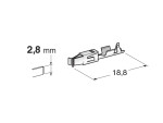 Juhtmeots 2.8mm JPT F280