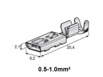 Juhtmeots 4.8mm emane, F480E