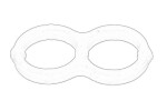 OE TOYOTA 11159-31010 / Steering Controller Gasket Fits: Lexus ES, GS, GX, IS II, LC, LS, LX, RC, RX, Toyota Avalon, Camry, Crown, FJ Cruiser, Highlander/Kluger, Land Cruiser 200, Land Cruiser Prado 2.5-5.7 09.04-