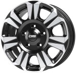 Литой диск CMS C31 Diamond черный Gloss 6.5x16" 5x118 ET60 центральное отверстие 71.1