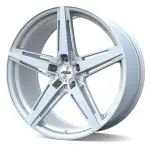 Литой диск Venue Nord5 Gloss Silver 8.5x20" 5x112 ET33 центральное отверстие 66.6
