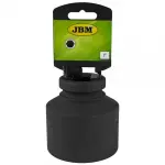 1" ударная торцевая головка короткая 71mm. cr-mo. подвесная упаковка jbm