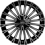 Valuvelg Antera A103 Piano Black Diamond 8.5x20" 5x114.3 ET40 Keskava 75