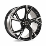 Литой диск Avus AF20 черный Polished 8x18" 5x112 ET28 центральное отверстие 66.6