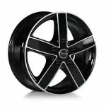 Литой диск Avus AC-V51 черный Polished 6.5x16" 5x114.3 ET50 центральное отверстие 66.1