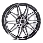 Литой диск Avus AC-MB5 черный Polished 9.5x20" 5x120 ET45 центральное отверстие 72.6