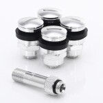 Japan Racing komplekt Flat alumiinium air klapid JR v1 Silver
