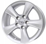 Литой диск OE Toyota PZ474-T0674-ZJ Silver 6.5x16" 5x100 ET39 центральное отверстие 54.1