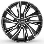 Литой диск AEZ Havanna dark черный/polished 9x21" 5x112 ET36 центральное отверстие 66.6