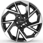 Литой диск Dezent AP dark черный/polished 6.5x16" 5x114.3 ET45 центральное отверстие 67.1