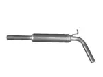 EXHAUST FABIA 1.0, 1.4I 99- MID.SIL.AL.