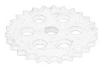 OE BMW 11 41 1 432 737 / oil pump gear fits: bmw 3 (e46), 5 (e39), 7 (e38) 2.0/2.5/2.8 08.95-06.03