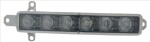 Daytime running lights L/R (LED, colour: черный) fits: CITROEN BERLINGO II, C1, C1 II, C3 II, C3 PICASSO, JUMPY, SPACETOURER; OPEL VIVARO, ZAFIRA LIFE; PEUGEOT 107, 108, 308 II, EXPERT 05.12-