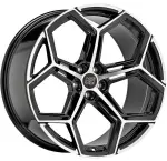 Valuvelg MSW 53 Gloss Black Full poleeritud 10.5x22" 5x112 ET19 Keskava 66.6
