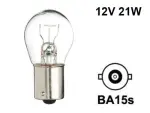 Metallsokliga pirn 12V P21W, BA15s