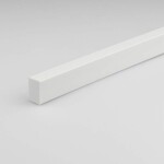 PROFIIL PVC NELIKANT 1000mm x 20mm x 10mm VALGE