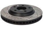 STOPTECH 128.62087R / brake disc, 1pc, sport, ventilated, drilled, front, right, outer diameter 303 mm, thickness 28.6 mm, fits: buick park avenue, chevrolet impala, pontiac bonneville gxp 3.5-5.3 10.96-