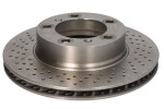 STOPTECH 128.37034 / brake disc, 1pc, sport, drilled, front, left, outer diameter 318 mm, thickness 28 mm, fits: porsche 911, 911 targa, boxster, boxster spyder, cayman 2.9-3.8 08.97-06.13