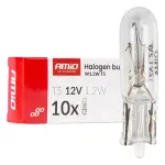 12V 1,2W Sokkel T5 Amio