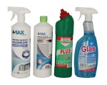 Preparat specjalny 4MAX (3,75L) (3,75KG) 4szt., zastosowanie: okna; silnie zabrudzone powierzchne; silnik; toalety, usuwa: lekkie zabrudzenia; olej; silne zabrudzenia; smar; tłuszcz; trudne zabrudzeni