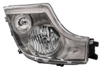 GIANT 131-MT10319MR / headlight right (h1/h7/led, manual, daytime running light function, interior color: gray, turn signal color: white) euro 6 fits: mercedes actros mp4 / mp5 01.19-