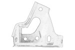 Poritiiva klamber Esiosa Parem sobib: OPEL ASTRA J 12.09-06.15