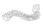 OE PEUGEOT 1343KW / cooling system rubber hose (upper) fits: citroen berlingo, berlingo multispace, berlingo/minivan, c4, c4 i, c4 ii, peugeot 307, 308 i, 408, partner tepee, partner/minivan 1.4/1.6/1.6alk 08.00-