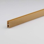 PROFIIL PVC 1000mm x 15mm x 6mm  H PÖÖK